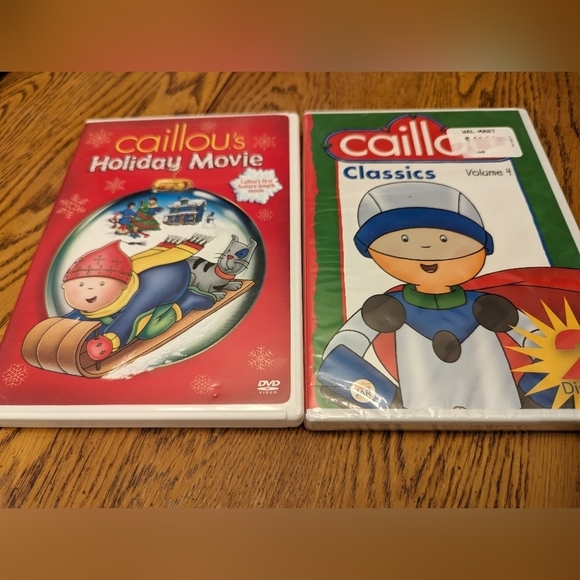 Caillou's Holiday Movie by Warner Home Video & Caillou Collection, Vol. 4 - Picture 1 of 4